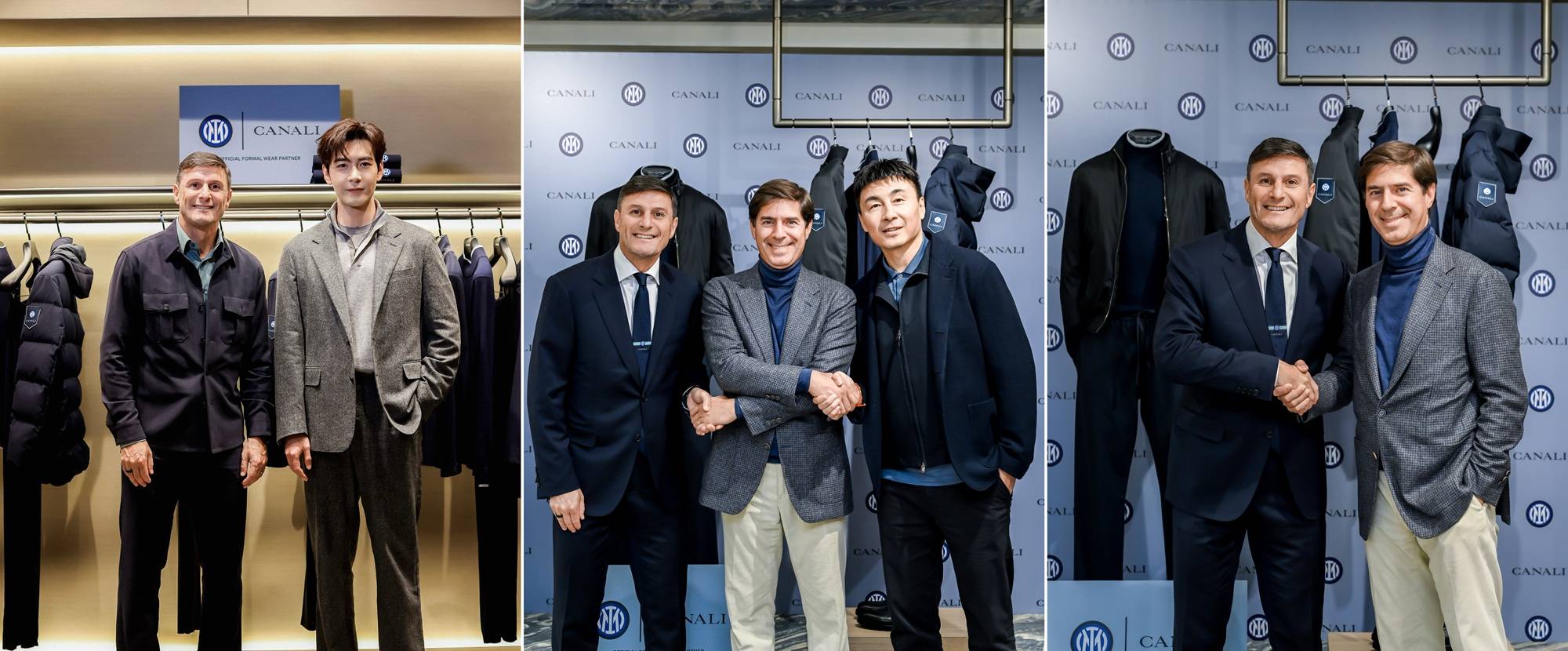 菁英风尚,双星共绘 CANALI 携手国米传奇巨星萨内蒂举办中国双城特别活动,共同发布 2025 秋冬国际米兰足球俱乐部限定服装系列 菁英风尚,双星共绘 CANALI 携手国米传奇巨星萨内蒂举办中国双城特别活动,共同发布 2025 秋冬国际米兰足球俱乐部限定服装系列