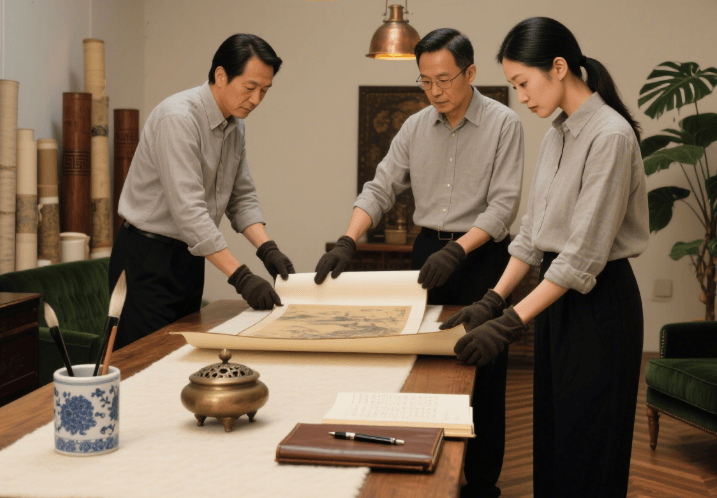 北京回收老字画｜丰宝斋老字号守护，专业修复，传承文化瑰宝