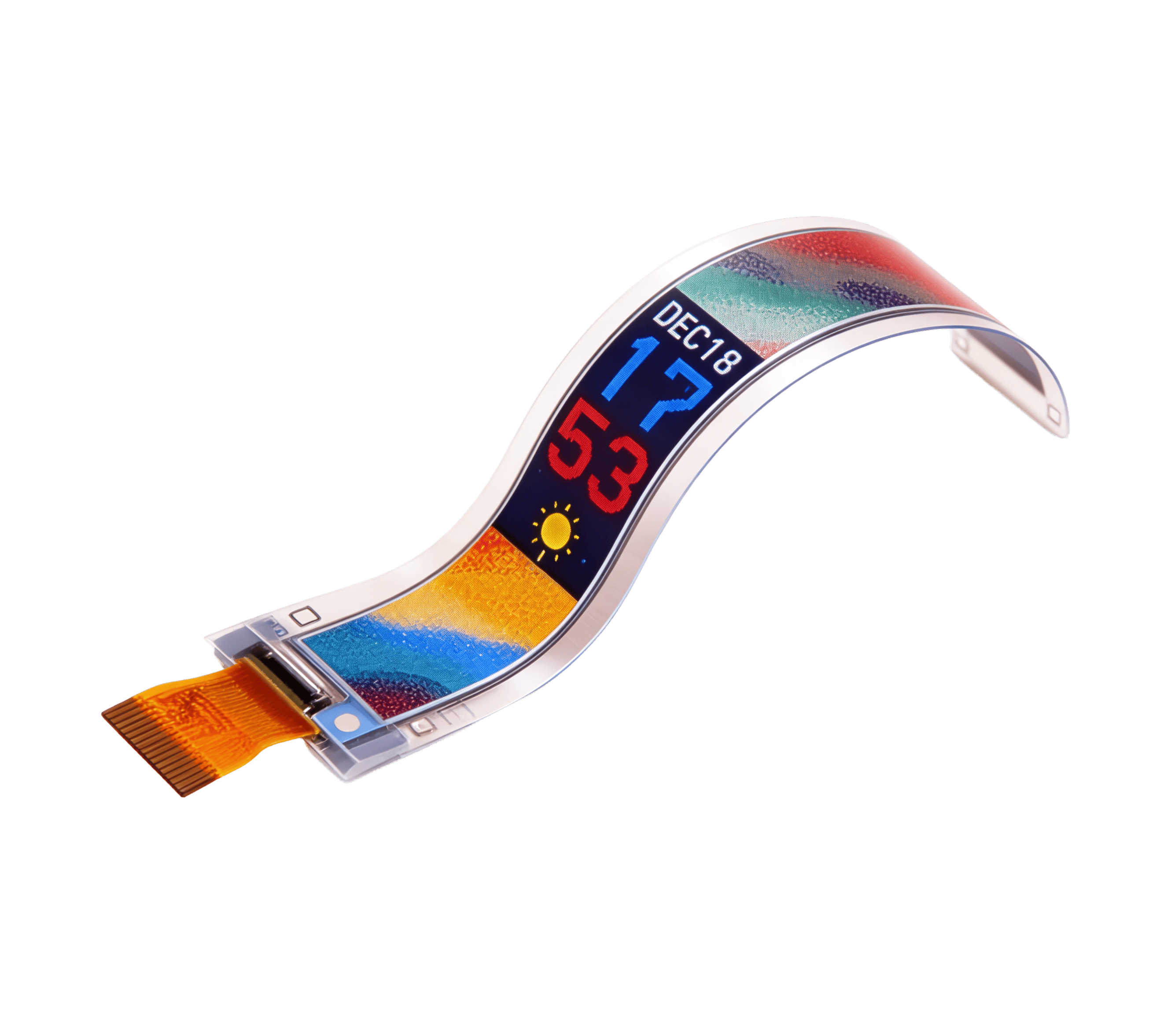 DKE东方科脉推出全新DKE FLEX产品系列,覆盖全彩单色电子纸屏,柔韧坚固赋能物联显示未来的图1