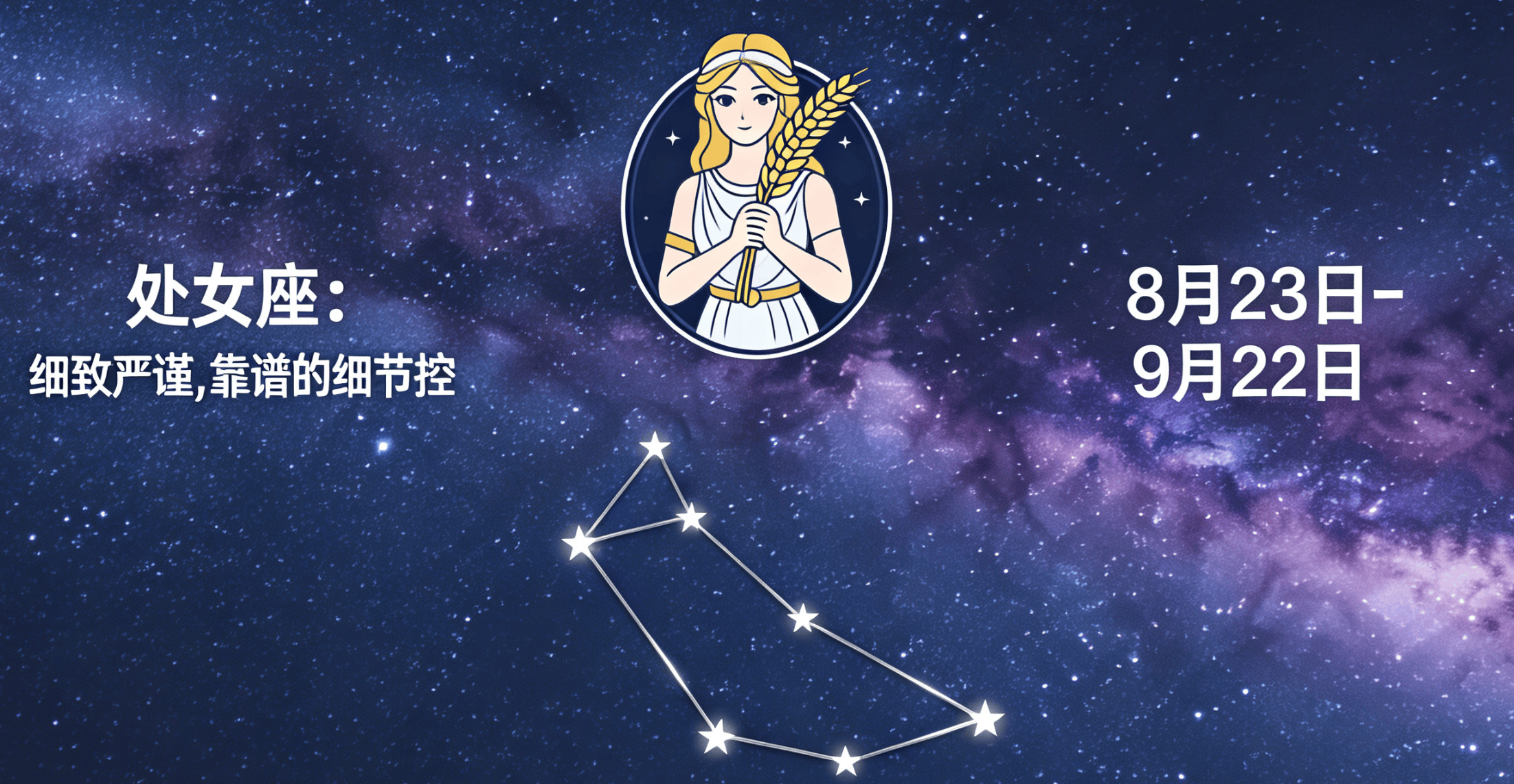 jimeng-2026-05-08-8451-处女座 —— 精细严谨，靠谱的细节控用蓝色星空手脚配景，加入处女座时候段不要....png