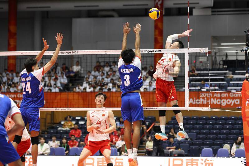 亚运男排八强出炉！中国与日本同半区 1/4决赛战泰国