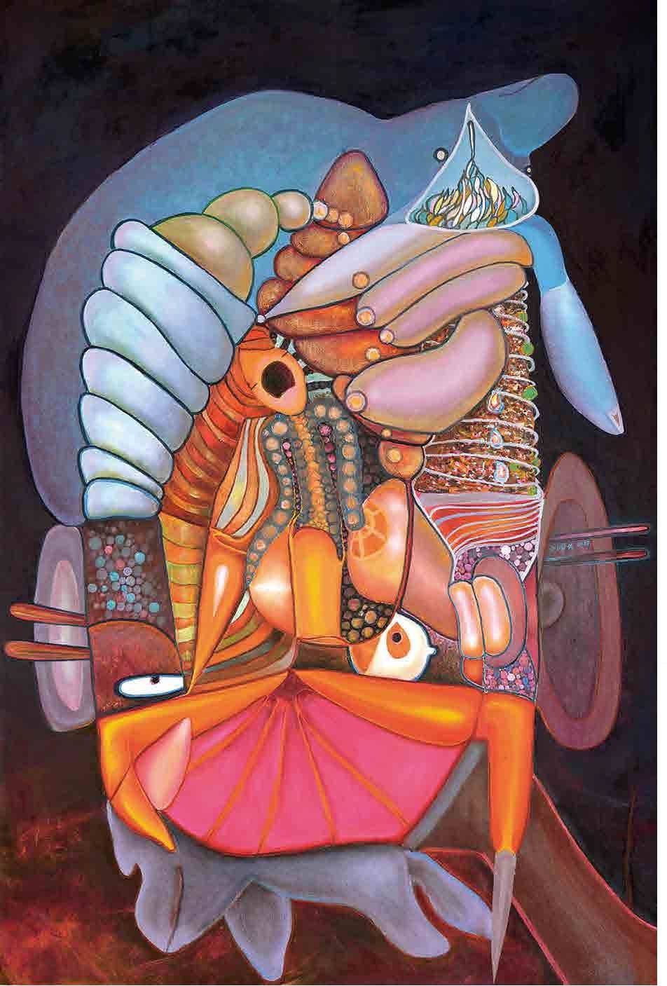 超弦系列3  120x180cm 布面油画 2016.jpg