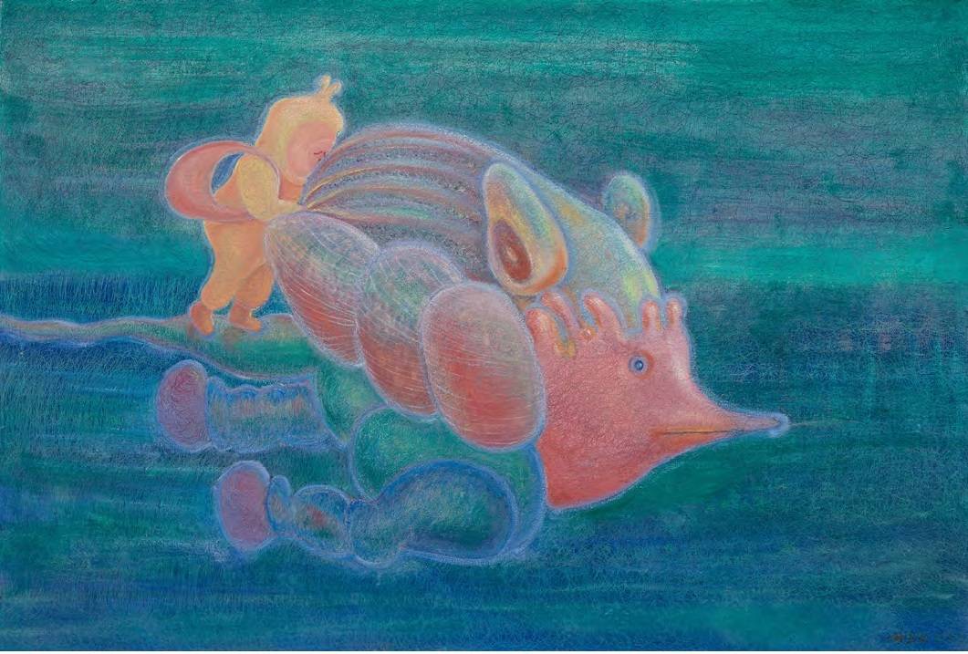 《虫虫座驾》2022 年 油画 80x120cm (2).jpg