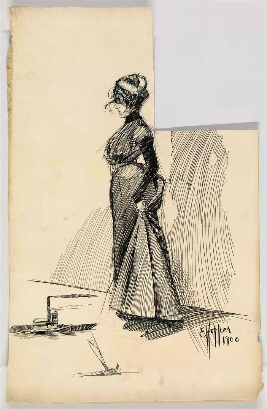 抑郁的绘画大师,霍珀的素描与速写!_作品_爱德华·霍普_美国