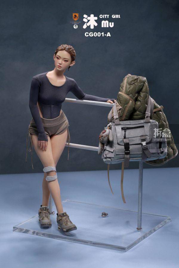 mr.z 城市系列第一弹 少女沐冰 1/6包胶女兵人可动人偶