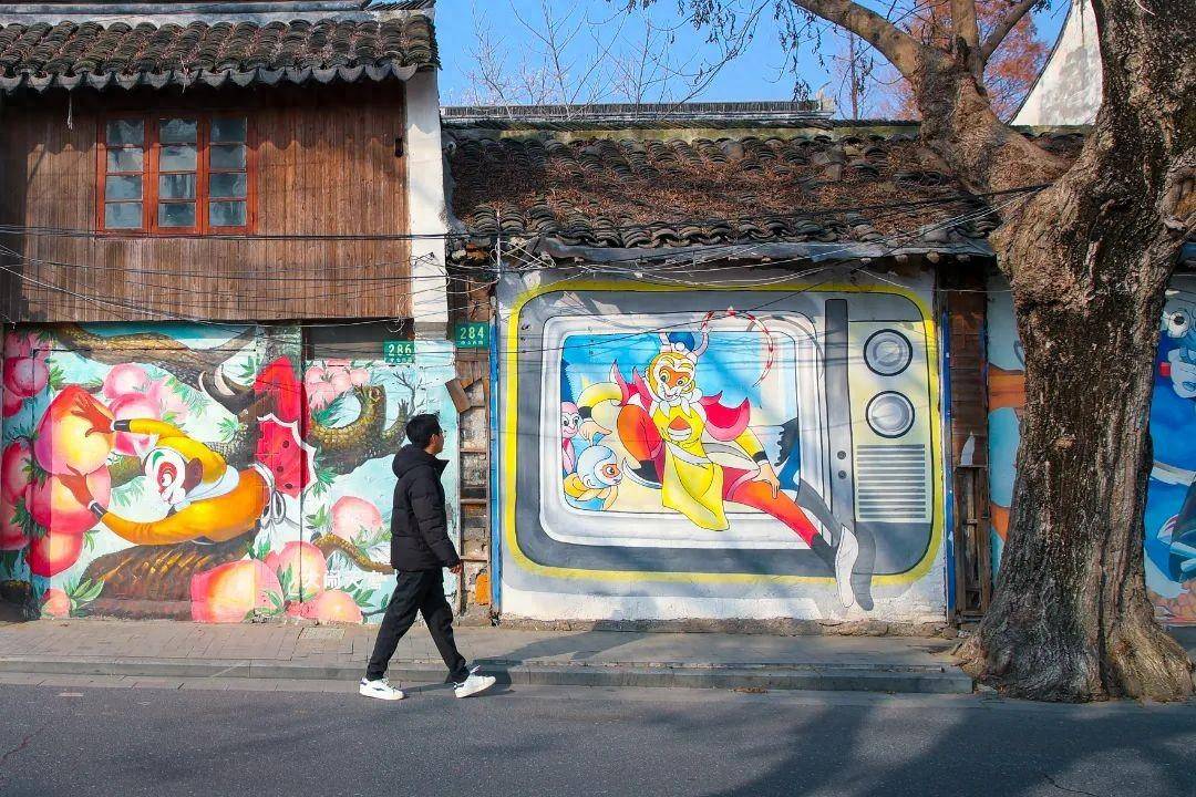 寻找仓城记忆,一起打卡老街墙绘→_松江_岁月_主题
