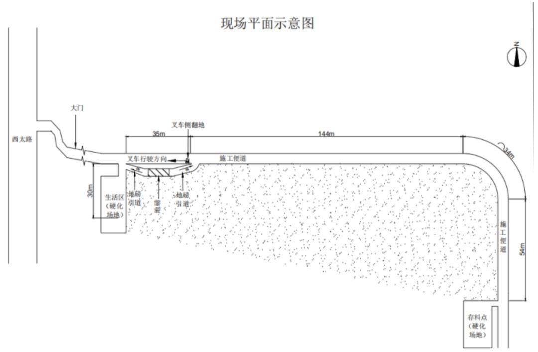 事故現場位於西安地鐵六號線一期站後工程施工總承包軌道分部鋪軌基地