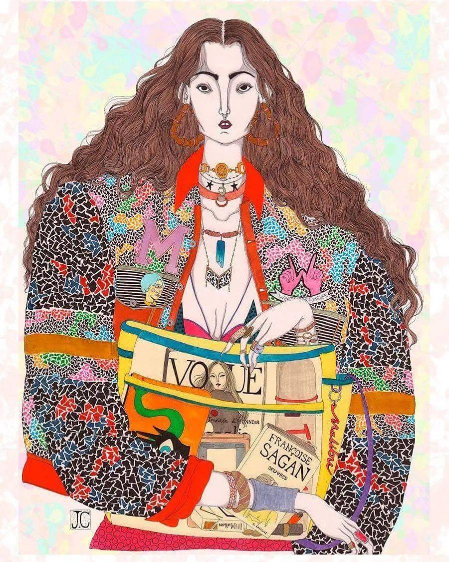 插画 | 一位风格疯狂独特的时装插画师——jérémy combot
