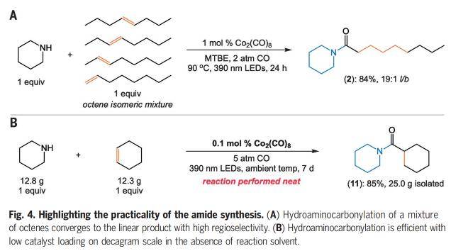 science:光促進,鈷催化,利用烯烴與胺合成酰胺_反應_fig_條件下