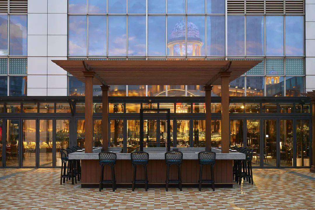 【上海康莱德酒店·欧赛朵地中海餐厅】l层丨时尚,浪漫与艺术的结合的