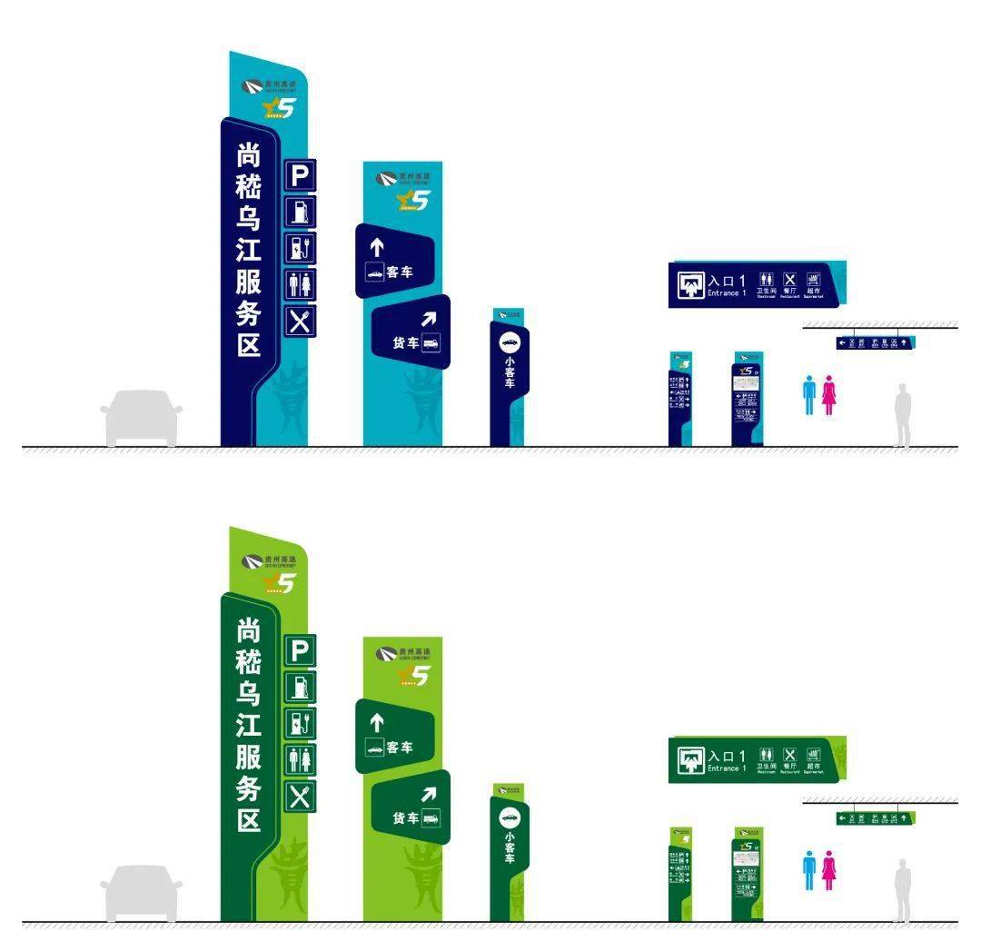 政策解读 | 《贵州省星级服务区指示标识设置指南》编制说明_标志