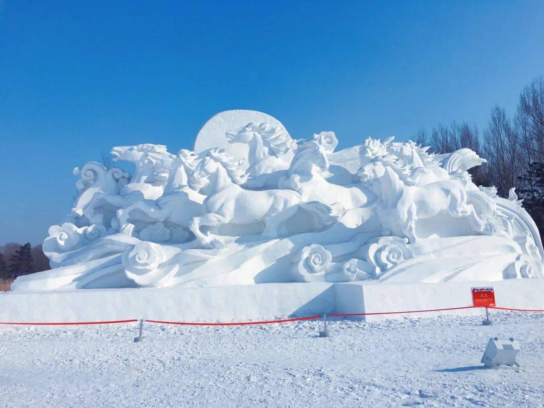 哈尔滨冰雕节 雪雕图片