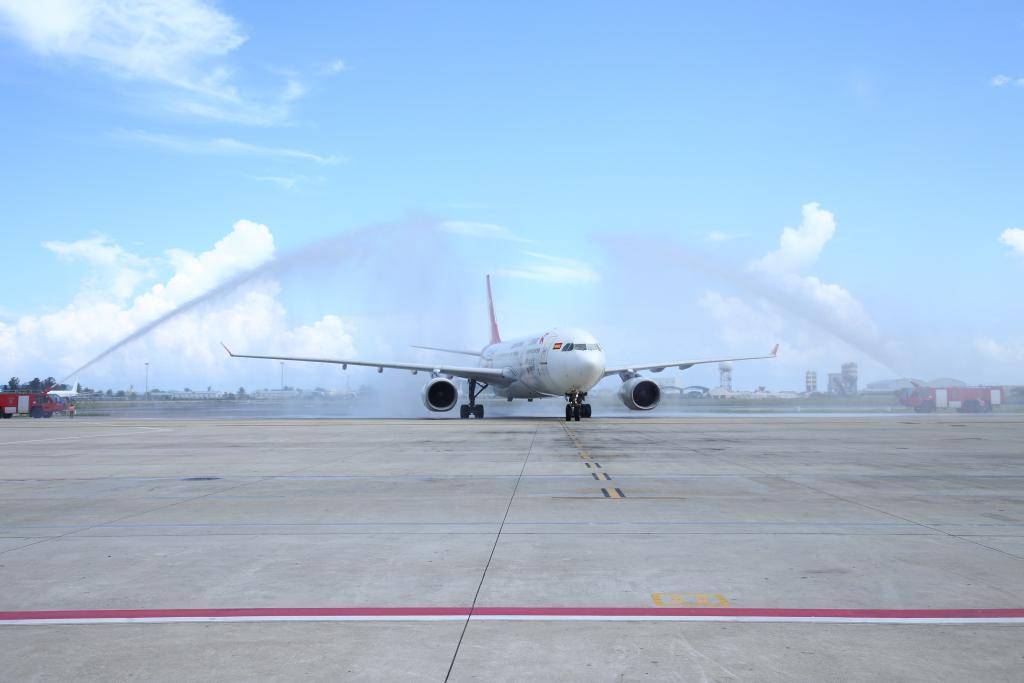 2023年1月18日,中國首都航空jd455航班在馬爾代夫馬累維拉納國際機場