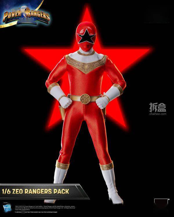 threezero figzero 恐龙战队希奥战士套装 1/6特摄人偶