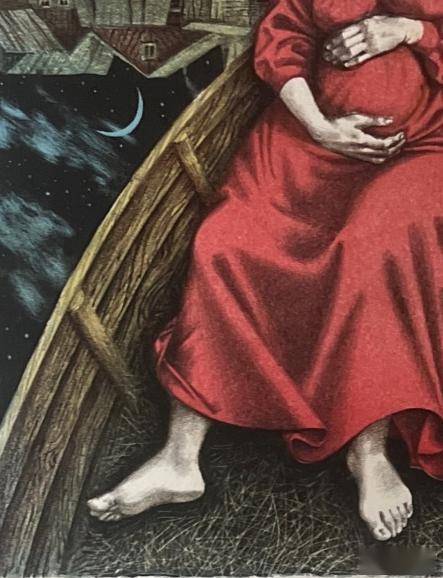 馆藏赏析—奥列格·米哈伊洛夫(俄罗斯)《渔夫妻子之梦》)