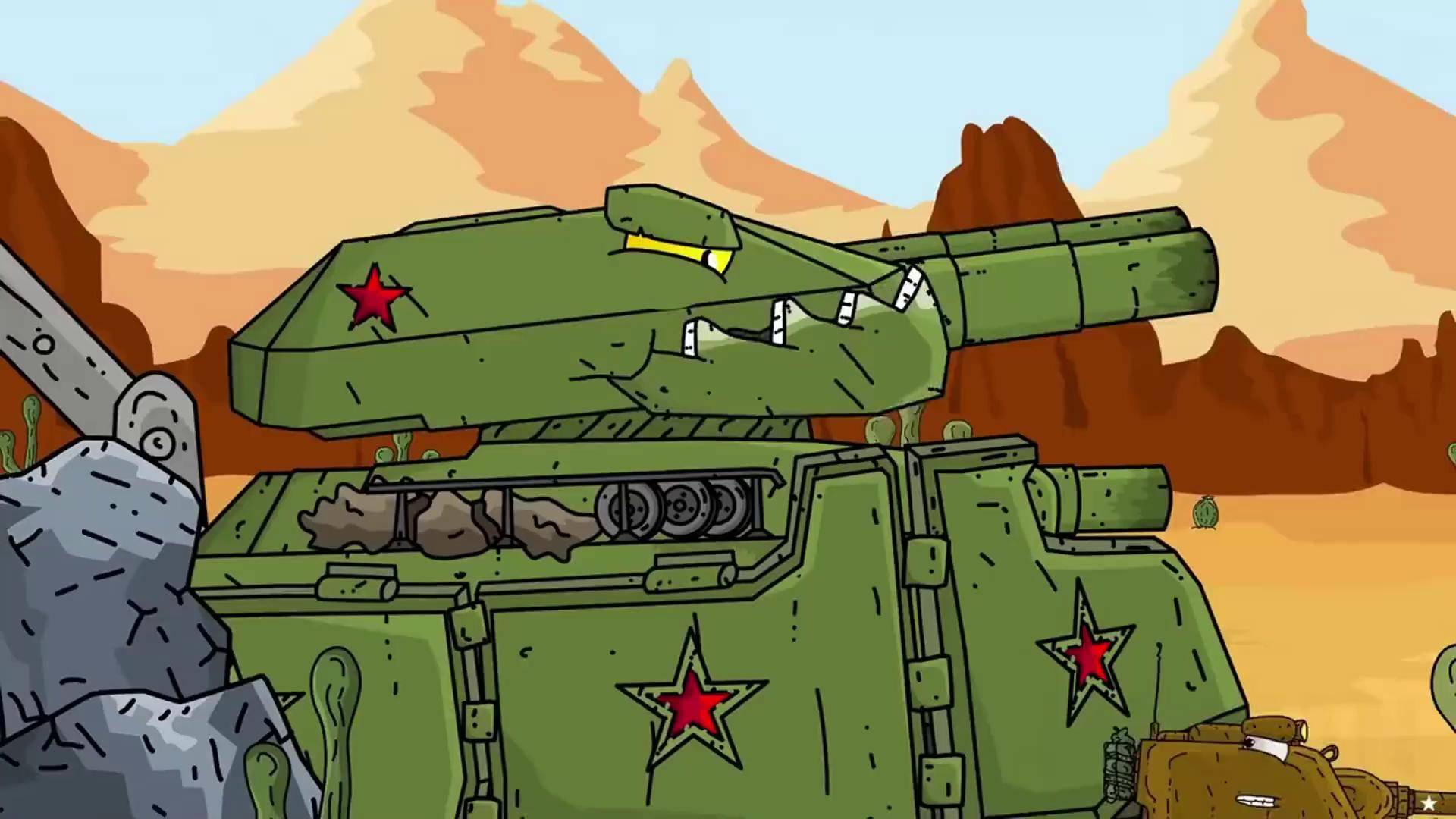 坦克世界动画:苏联英雄kv44! 坦克世界动画 动画