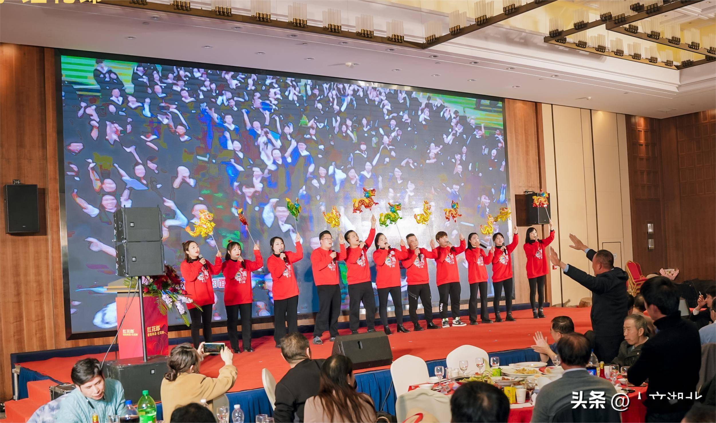 共建共享 共谋未来——武汉市莆田商会迎春团拜会隆重举行_年会_全体