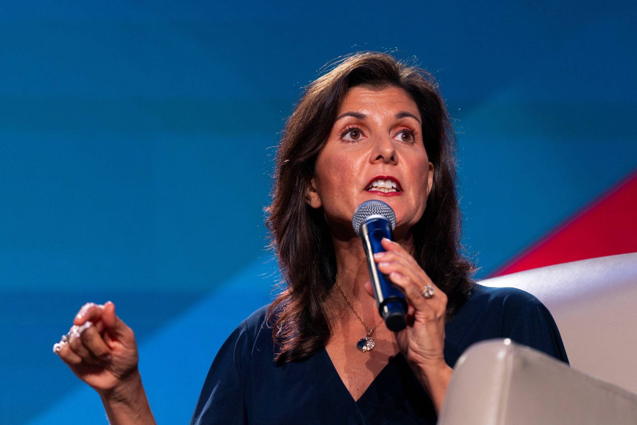 美共和党总统候选人黑利:若特朗普被定罪,当选后将选择赦免_美国