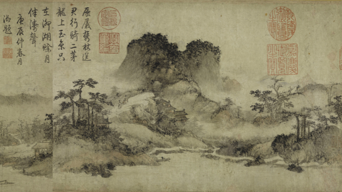 一幅678年前的元代古画，为何藏着上海的文化密码？_搜狐网