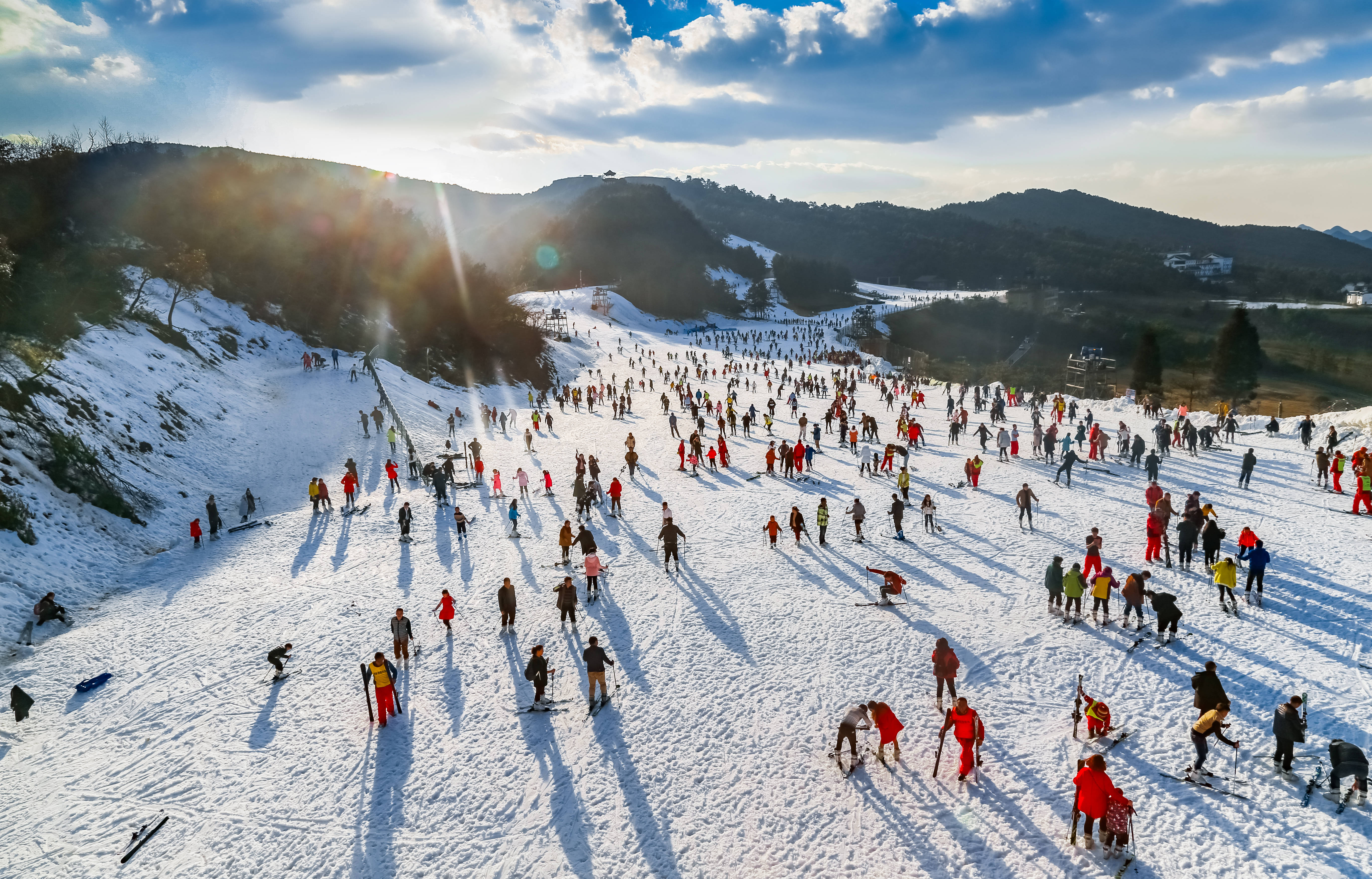 广平赵王城滑雪图片