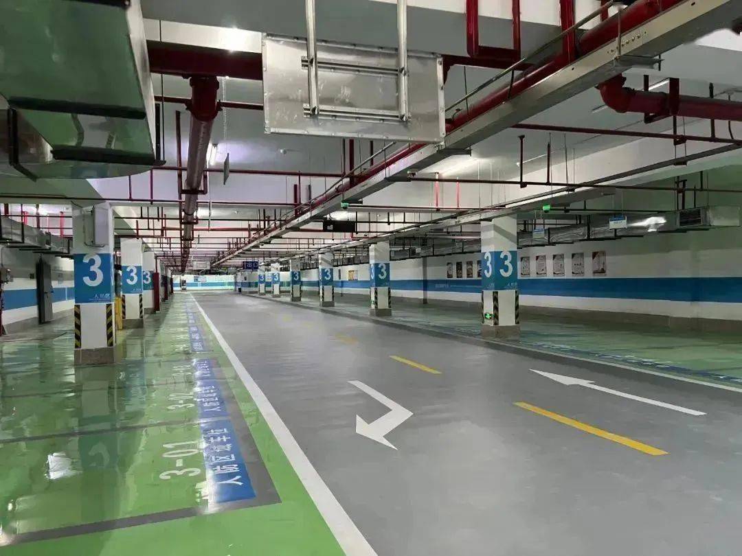 黉门广场地下停车场负二层已完成施工改造工程,将于2024年1月25日重新