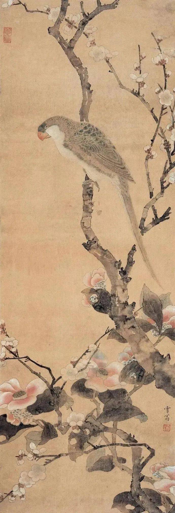 雪翁”画梅，美在清雅_梅花_工笔_版权