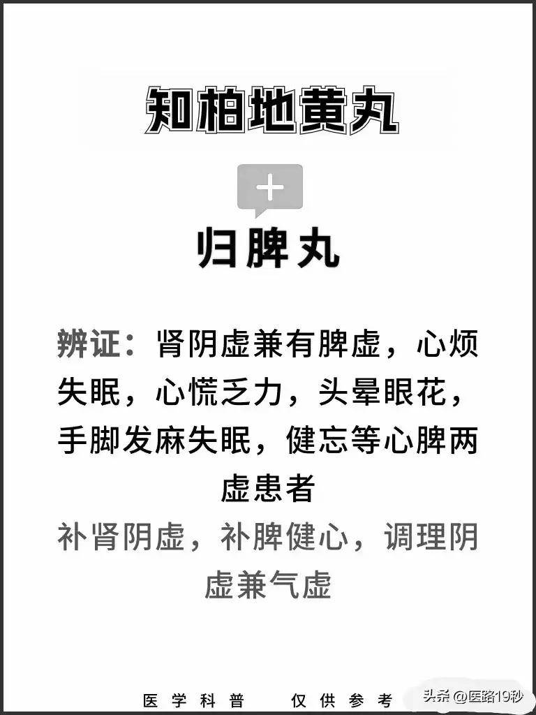 知柏地黃丸:從內到外,陰虛陽虛皆可補!