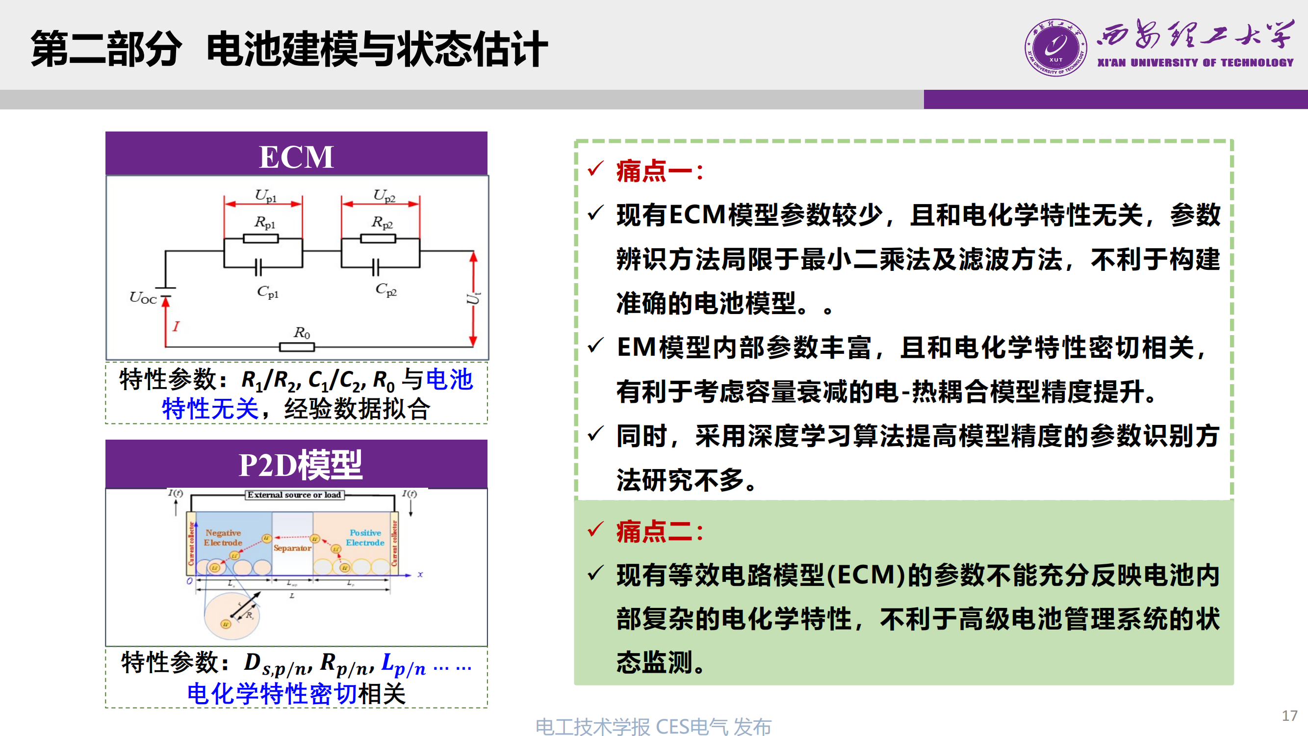庞辉教授:车载锂离子电池电化学机理模型的状态估计和温度监测_研究