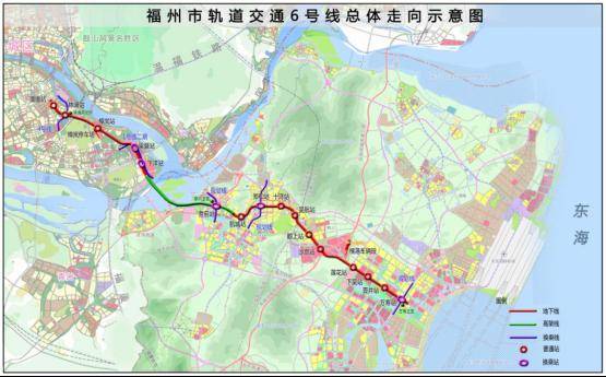 福州地铁6号线全图图片