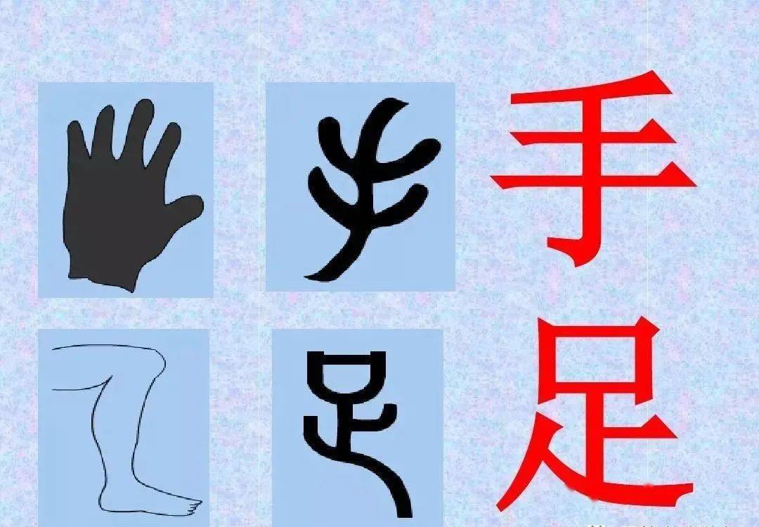 常见80个象形字大全对照表附图,让孩子轻松爱上写字!