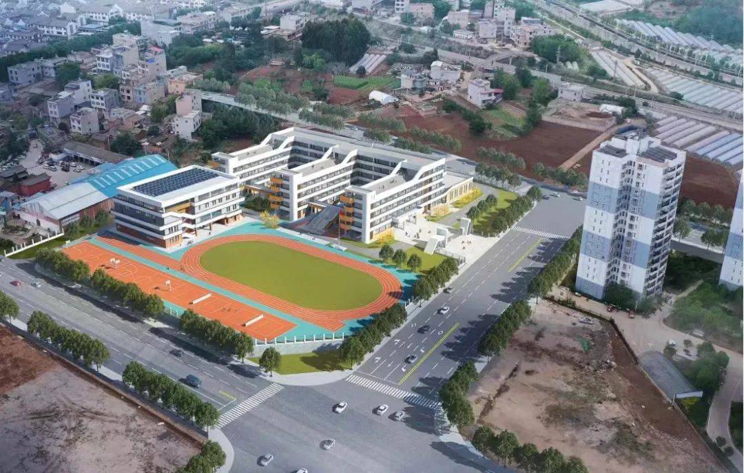 昆明这所新小学的效果图来了→_项目_晋城_公示