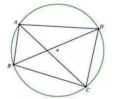 ①對角互補的四邊形四點共圓.∠adc ∠abc=180度②一個
