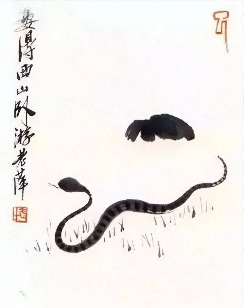 齐白石笔下的《十二属图》_齐老_作品_十二生肖