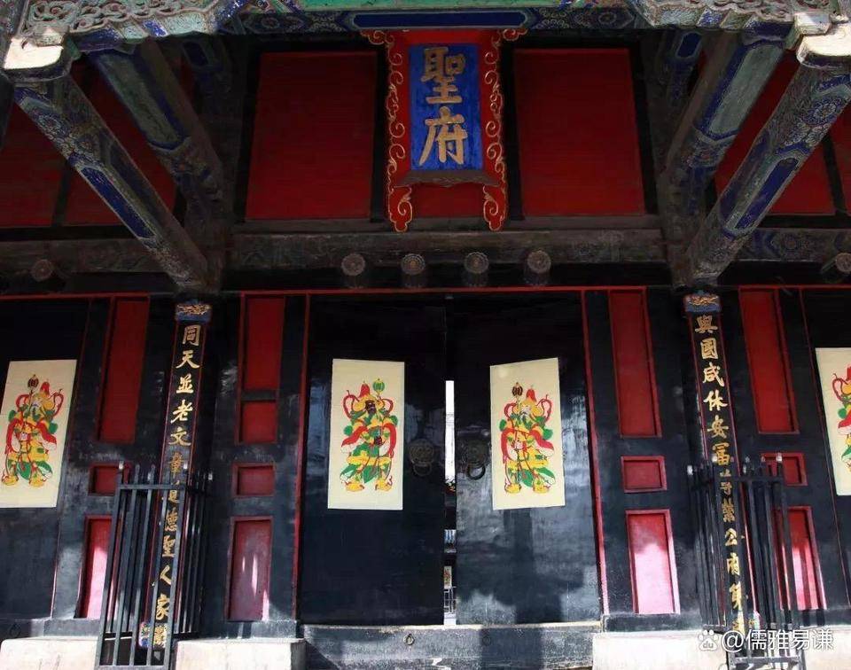 孔府门神那些事:处处彰显着普通人家无法比拟的特色_木刻_版画_大小