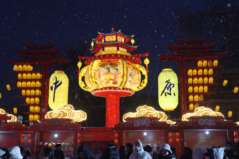 郑州市区灯展图片