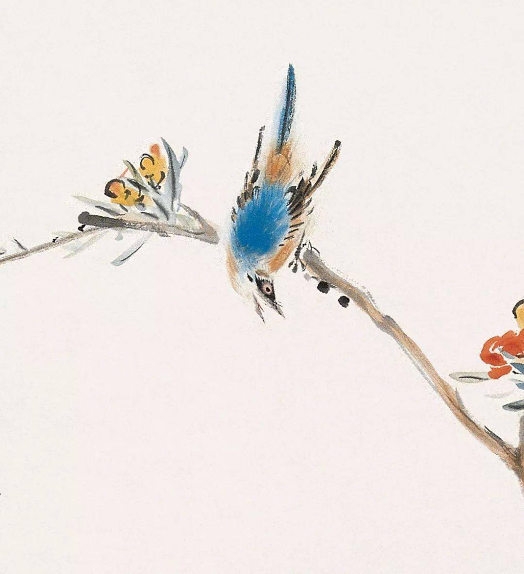 禽鸟百图,喜迎新春_萧朗_国画_波罗蜜