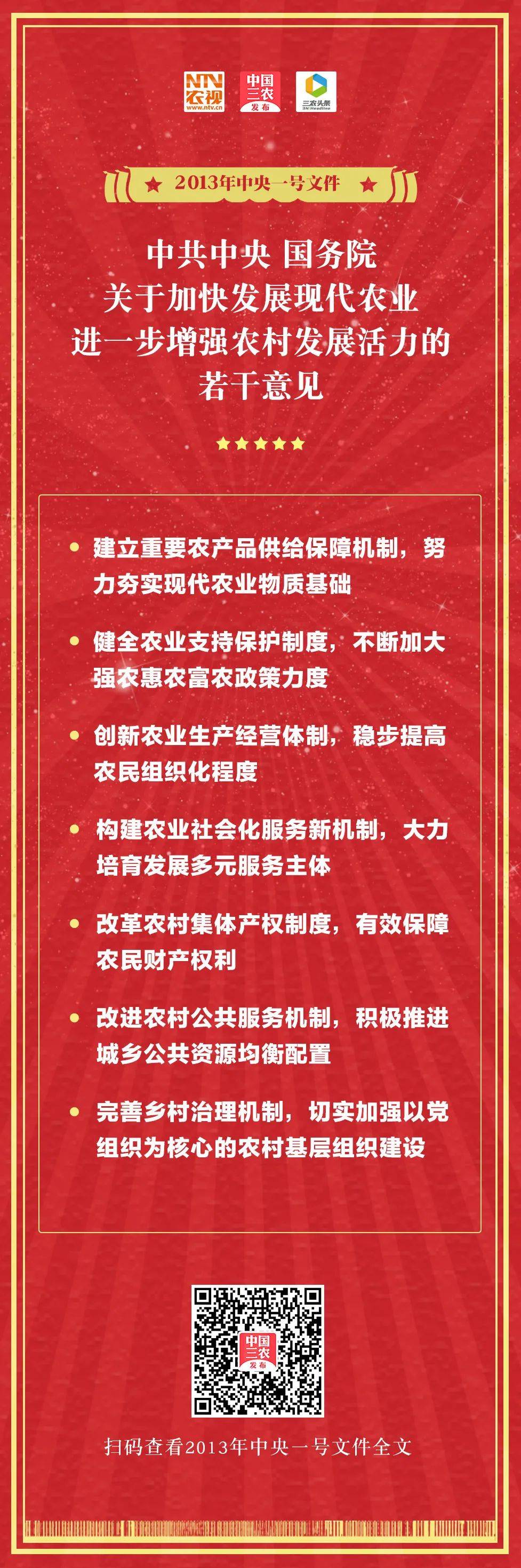 党的十八大以来,历年中央一号文件回顾_工作_乡村_关系