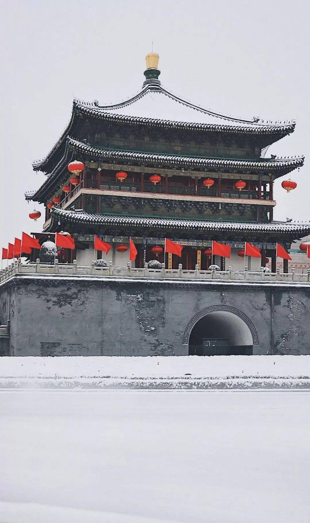 广州雪景图片