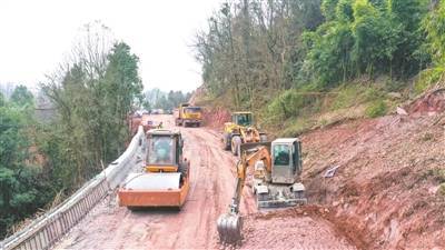 大足新修三条公路图片