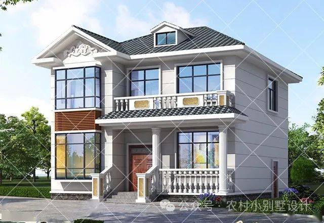 套二农村自建房别墅,这么漂亮的别墅再过50年也不过时_图纸_信号_房子