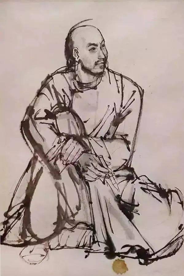 谈黄胄的人物画(附百幅黄胄人物速写手稿)