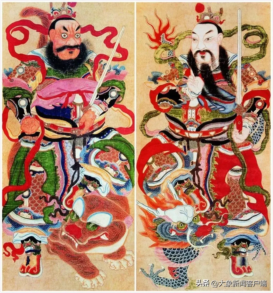 龙出河南|四神云气图——传承至今的"左青龙右白虎"