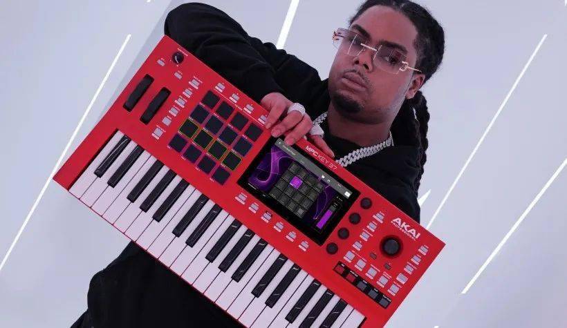 带键盘的独立 mpc 工作站:akai 发布 mpc key 37_采样