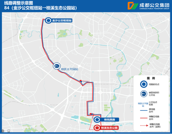 成都公交新開493路,調整84路,427路,錦城觀光線_大道