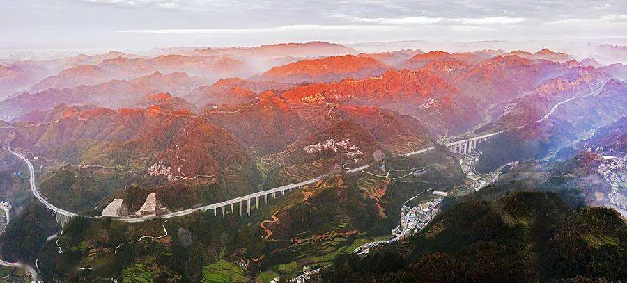 银百g69高速乌江大桥-张家裕屹立的北盘江大桥-莫小琴夜幕-平塘特