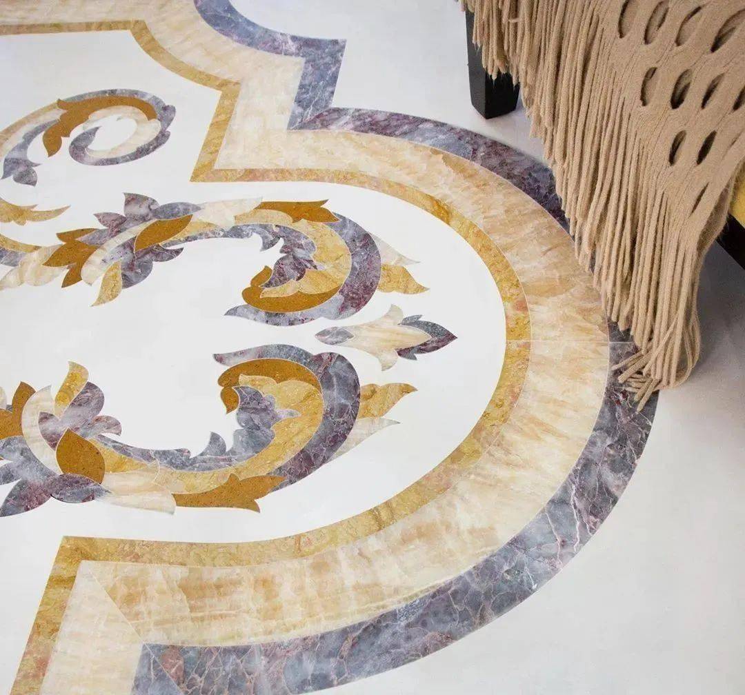 大理石拼花之美:绚丽多彩,视觉盛宴_石商城_石材_色彩