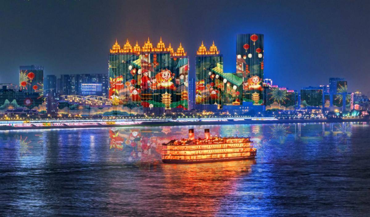 江湖walk指南春节版丨在武汉,这样过龙年!_灯组_传统_灯会