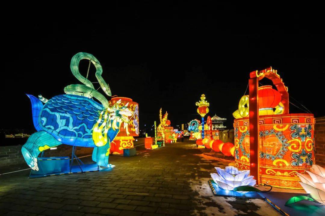 大同灯会现场高清美图来啦~_活动_灯组_北魏
