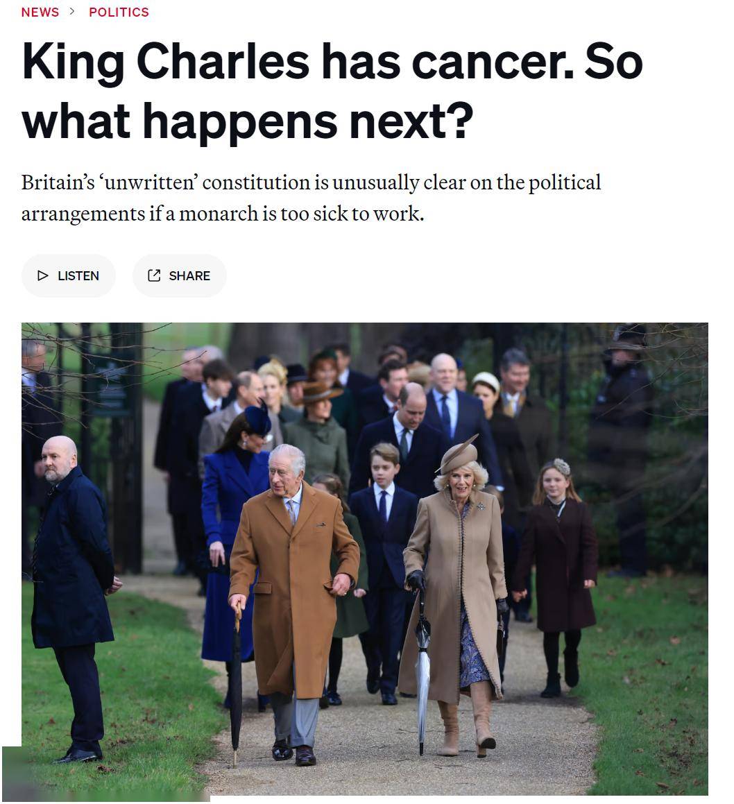 戴安娜显灵留下2个词,家族史暗示查尔斯患癌命中注定.