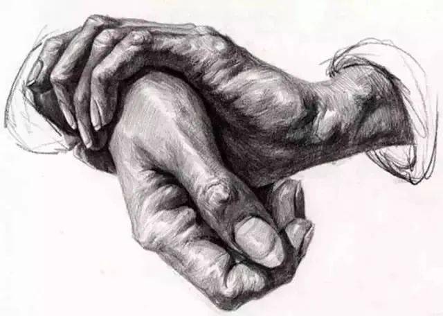 画人难画手,只要画好不同角度的手考试就能加10分_素描_手部_基础